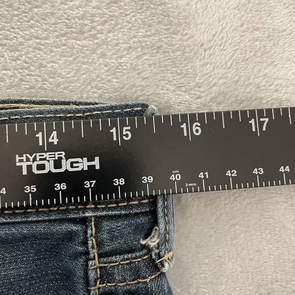 Levis 501XX Jeans Mens 30x32 (31x30) Blue Denim Button Fly Dark Wash 5 Pocket - Picture 14 of 16